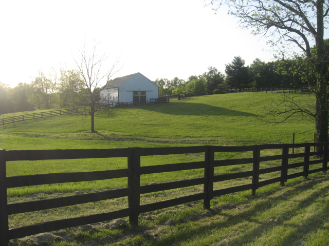 Farm and Barn - distant view