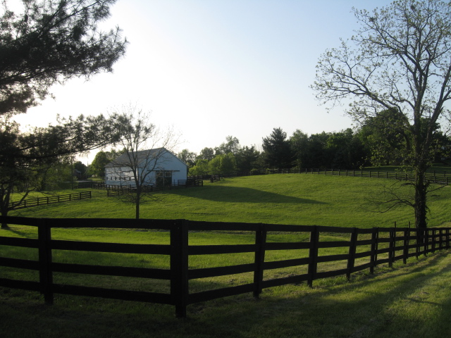 Farm and Barn - distant view